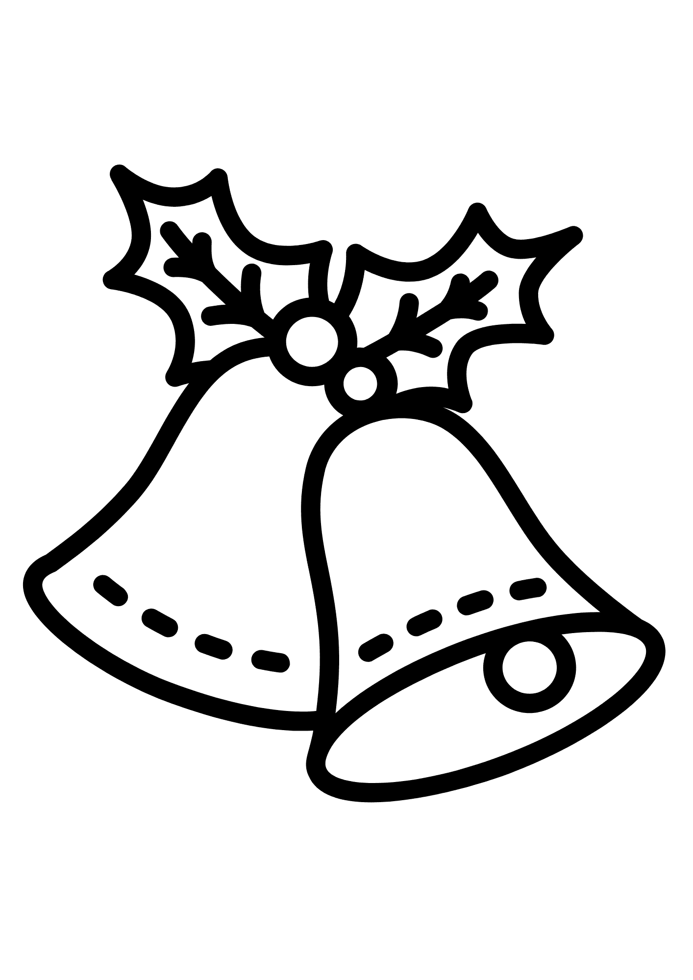 Free printable christmas bells