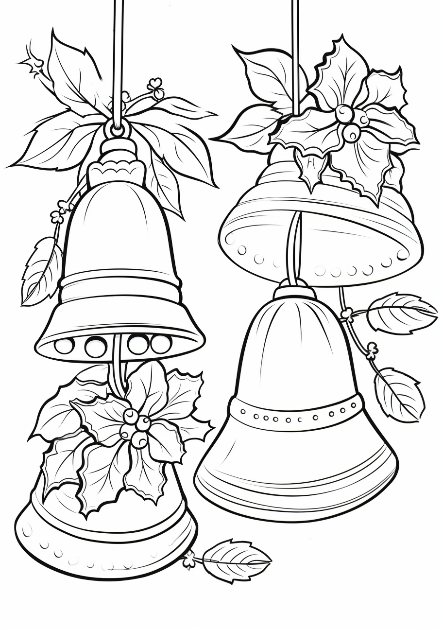Joyful festive bells and holiday