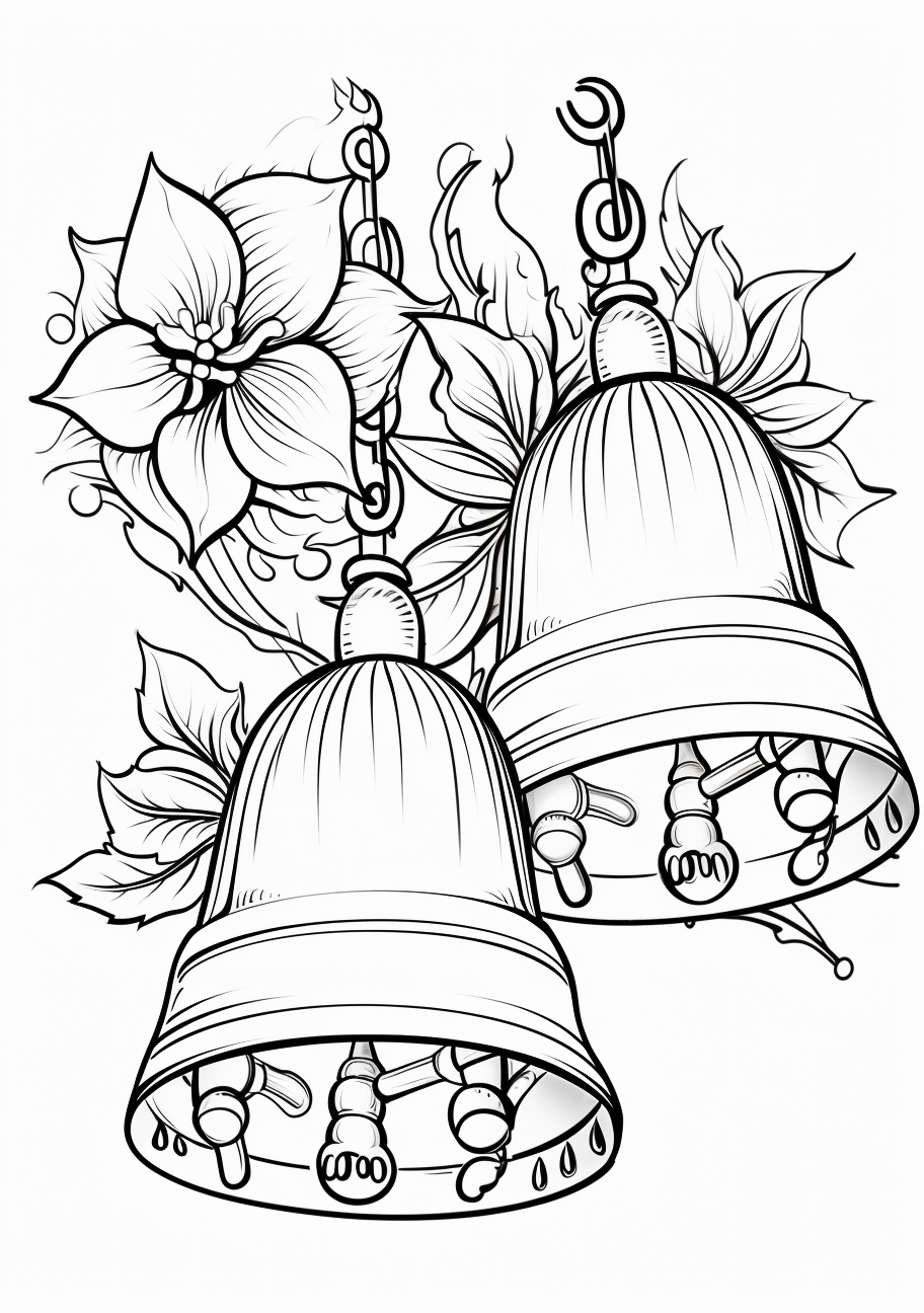 Delightful christmas bells and baubles