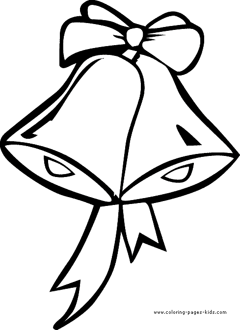 Christmas bells coloring page