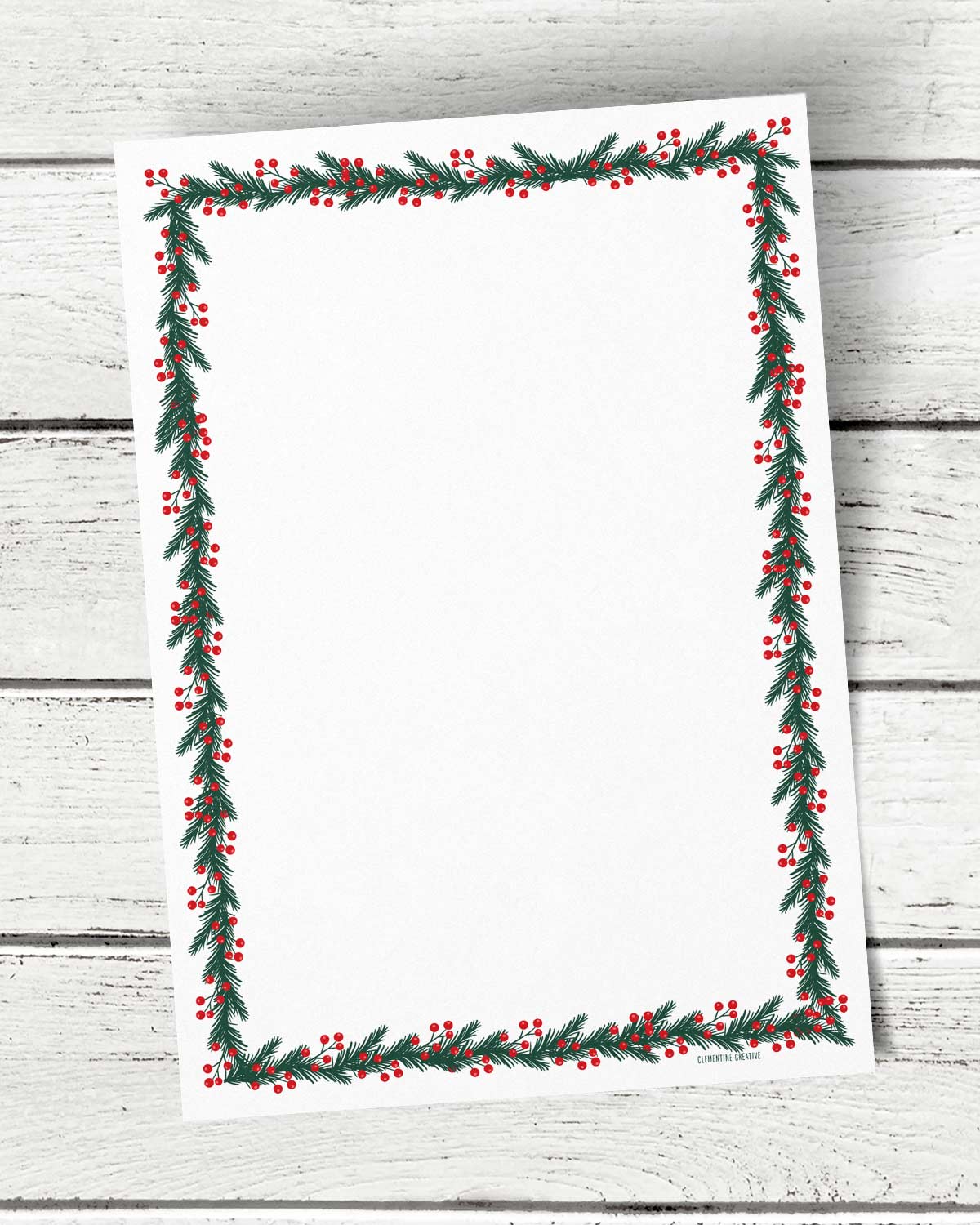 Cute christmas border papers free printable templates