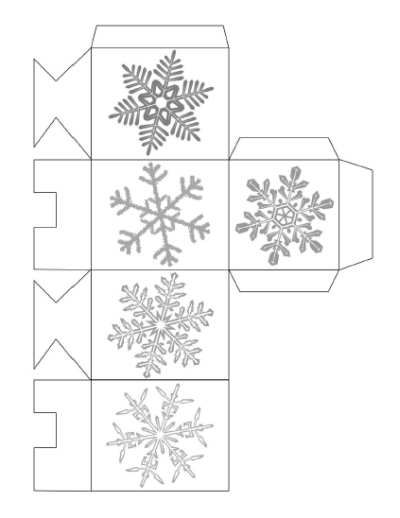 Printable christmas favor box check out the site for the final product box template printable dollar store crafts gift box template