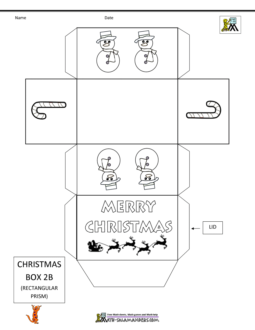 Printable christmas crafts for kids