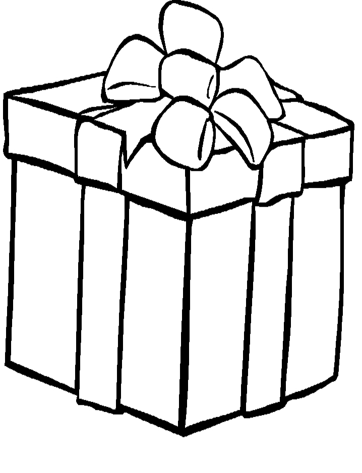 Presents coloring pages