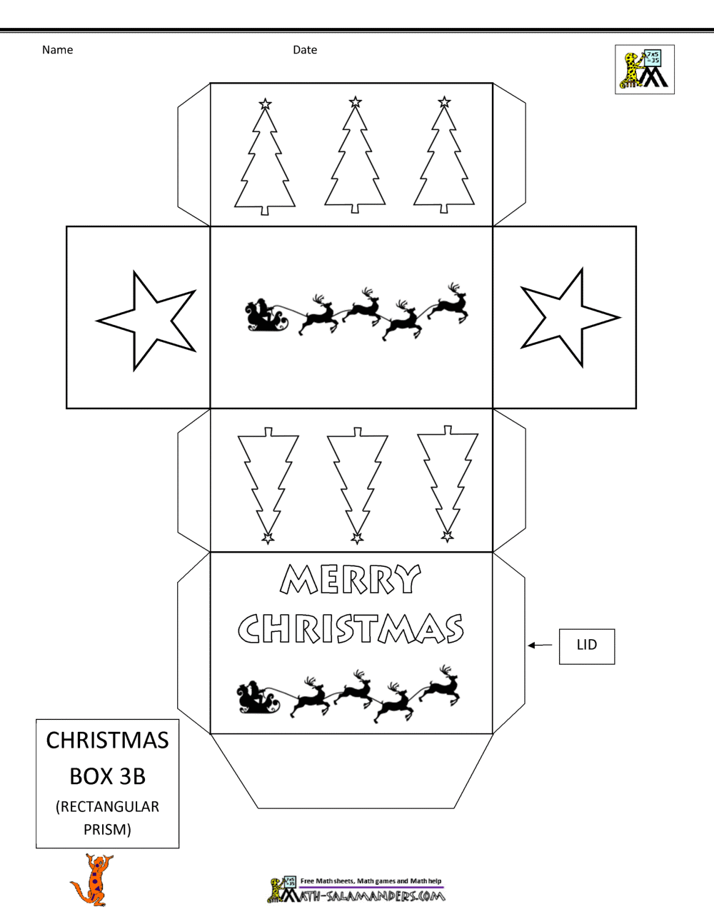 Printable christmas crafts for kids