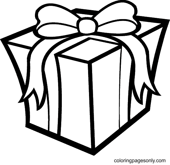Christmas gifts coloring pages printable for free download