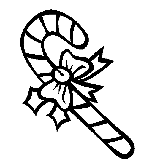 Free printable candy cane coloring pages for kids