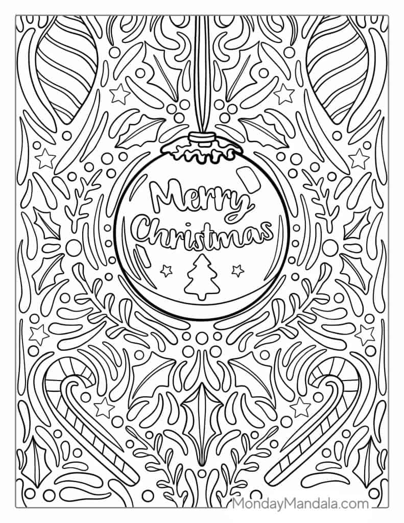 Candy cane coloring pages free pdf printables