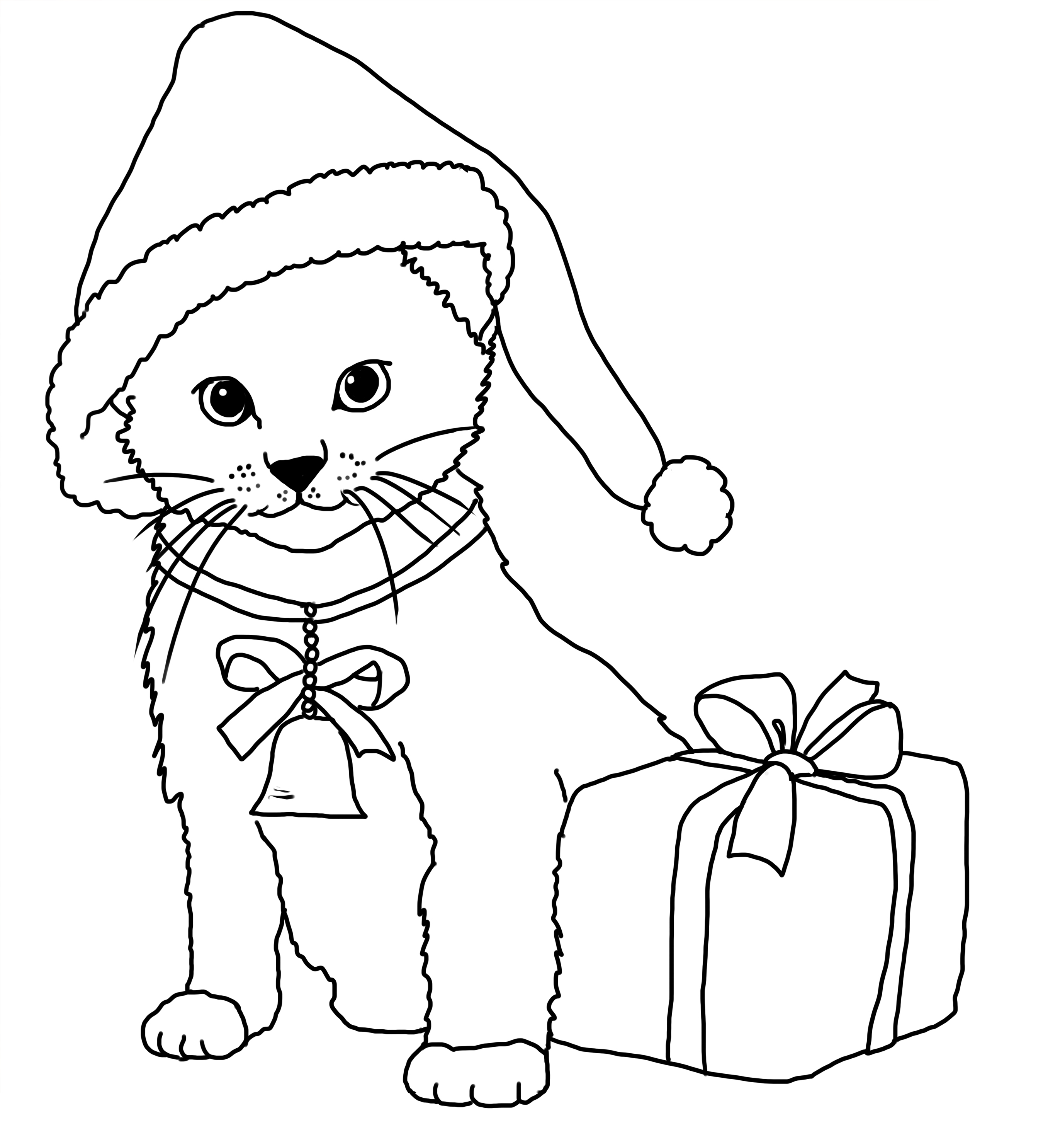 Christmas coloring pages