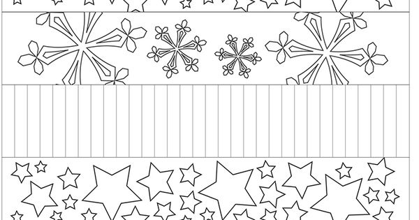 Create your own festive paper chains free printable activity sheets