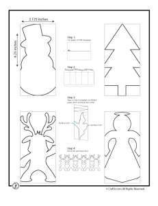Christmas paper chain crafts