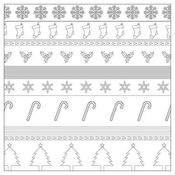 Christmas collage background coloring page stock illustration by smk