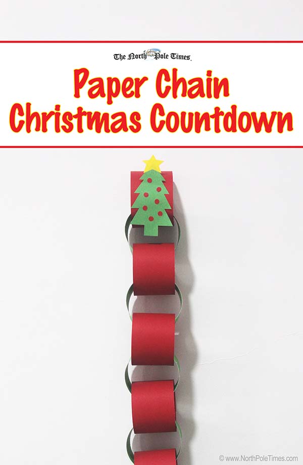 Christmas crafts for kids paper chain christmas countdown