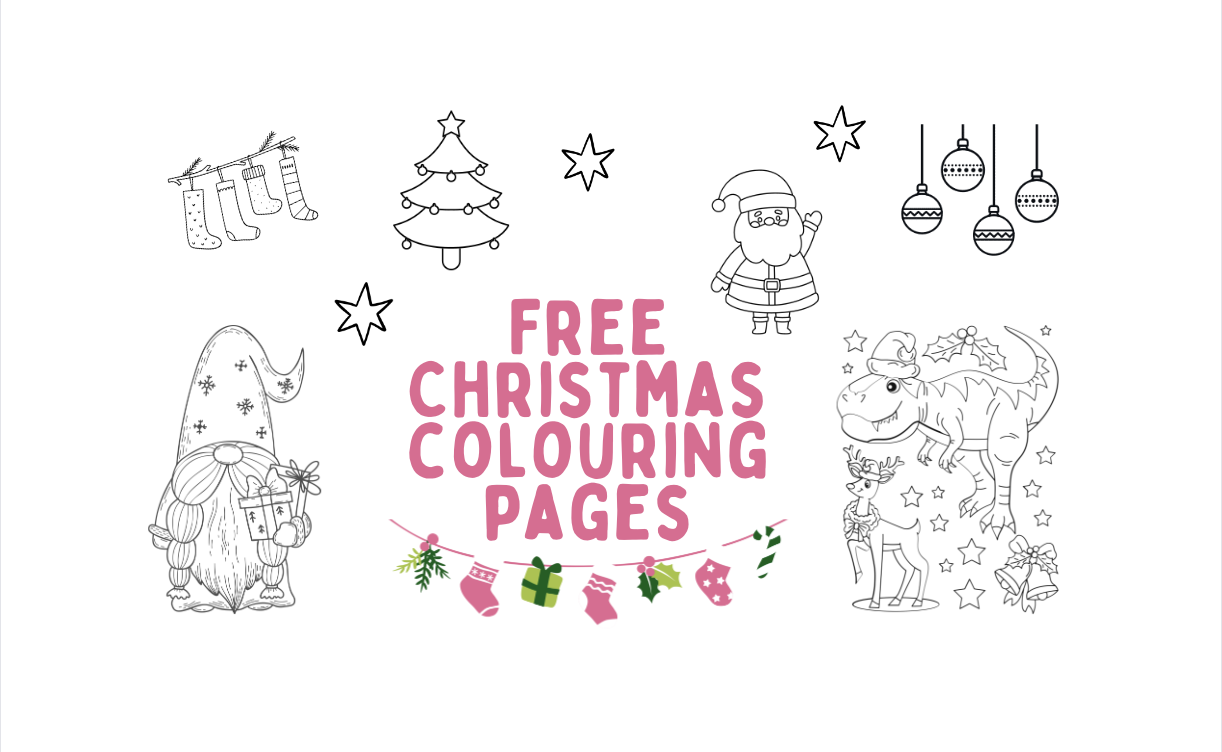 Kids christmas craft activities free printable louring pages frugal mum