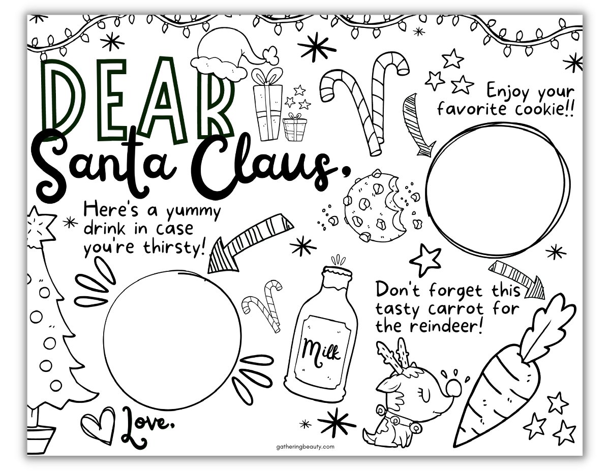 Christmas coloring activities for kids