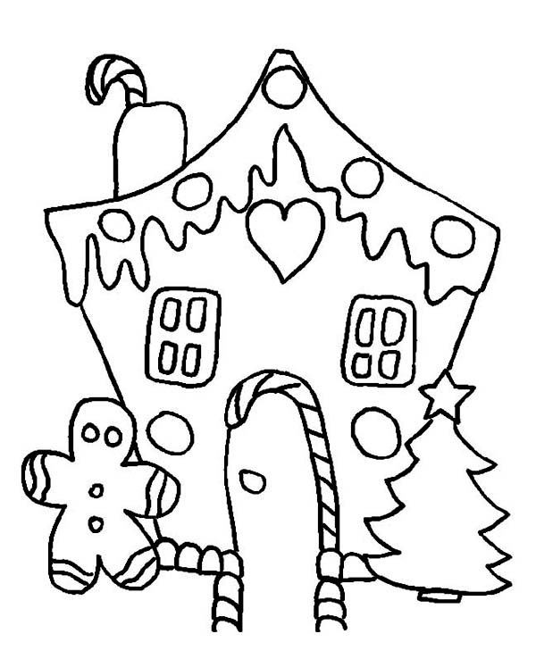 Coloring pages delicious christmas cookies on christmas coloring page