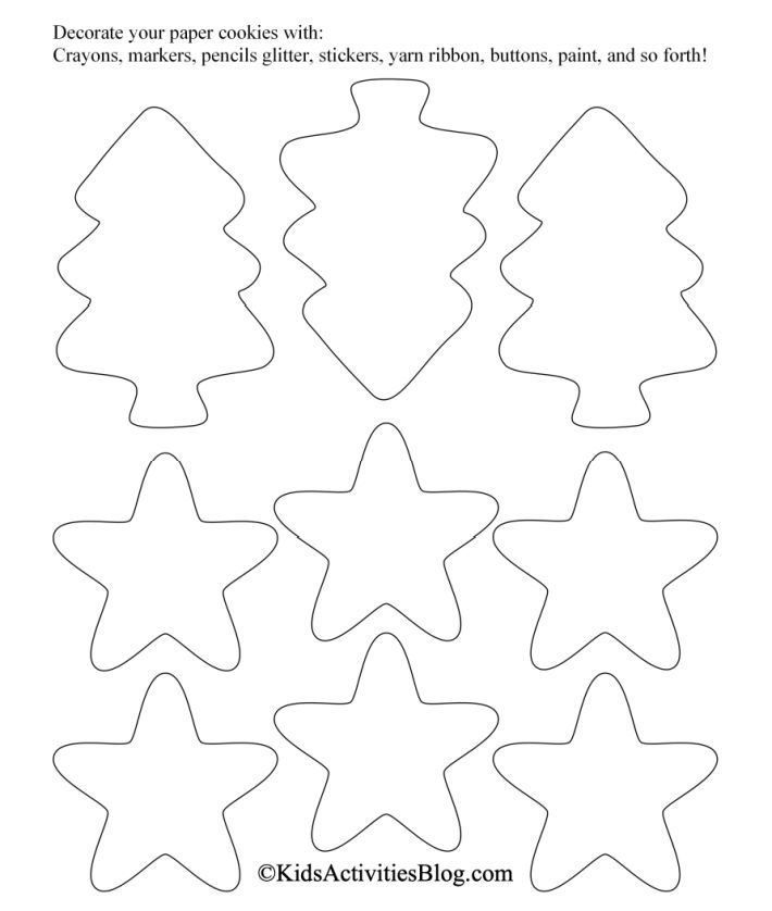 Cutest christmas cookie baking decorating printables set kids activities blog