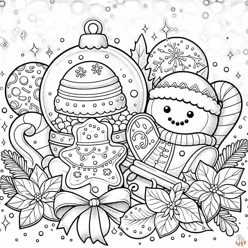 Free cookies coloring pages for kids