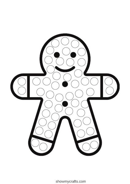 Christmas dot painting