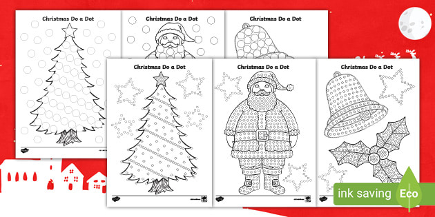 Christmas do a dot activity teacher made