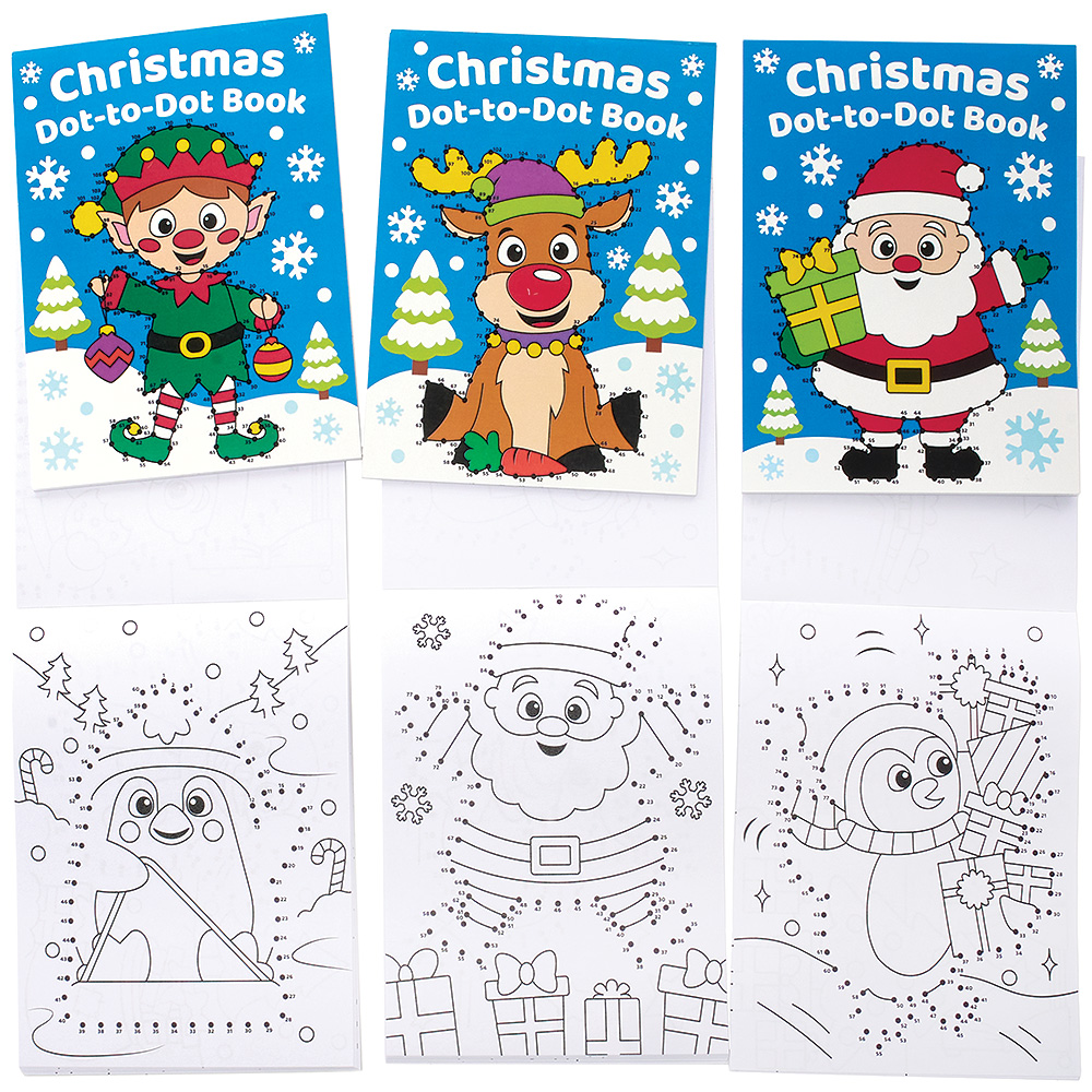 Christmas dot to dot books