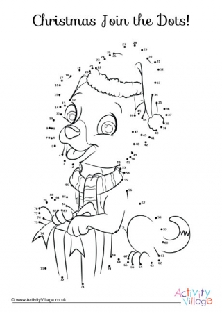 Christmas dot to dots
