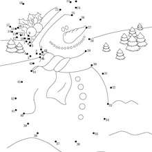 Christmas dot to dot
