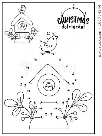 Vector christmas dot