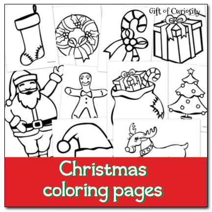 Christmas coloring pages free printable