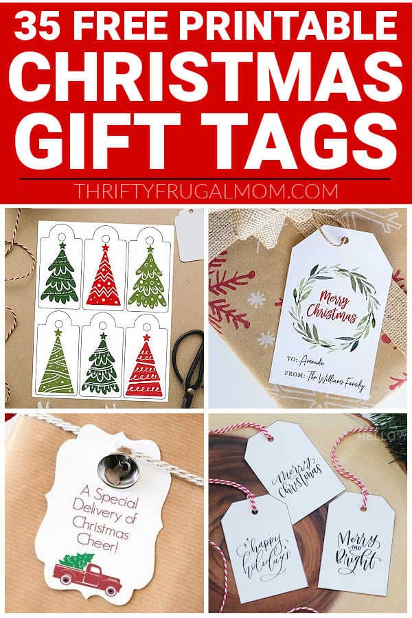 Free printable christmas gift tags