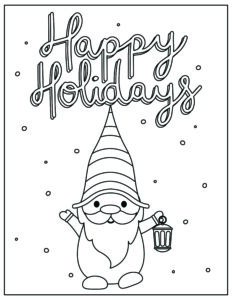 Free christmas coloring sheets printable for home or school