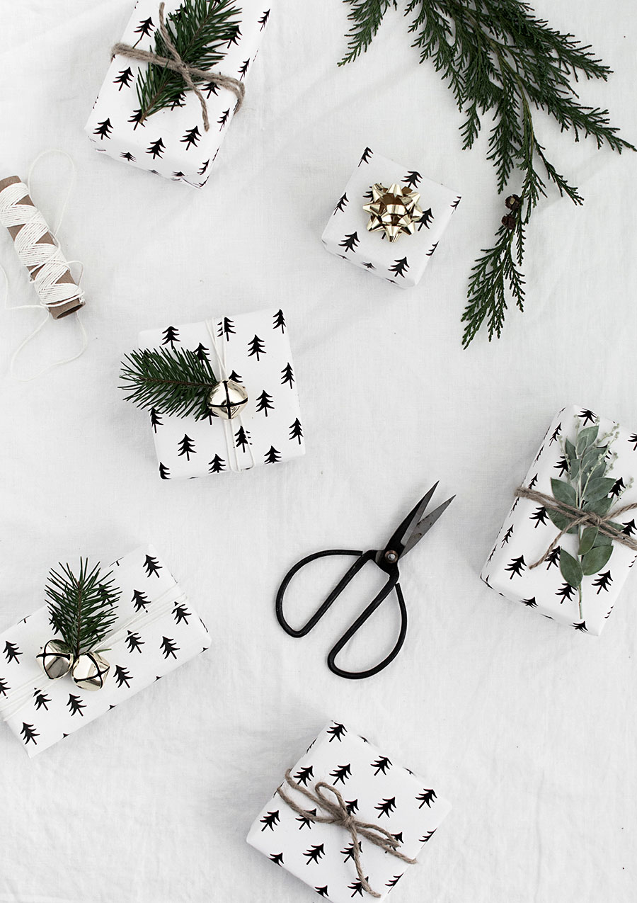 Printable christmas wrapping paper