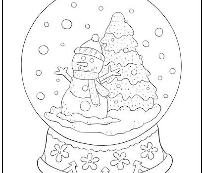 Tag snow globe print it free