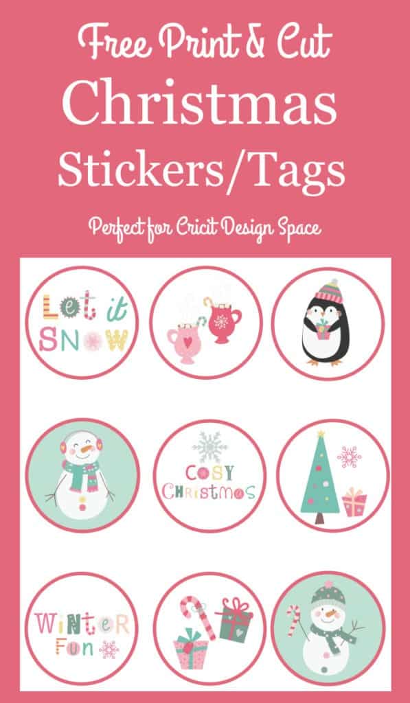 Free printable christmas stickers