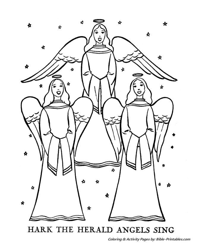 The christmas story coloring pages