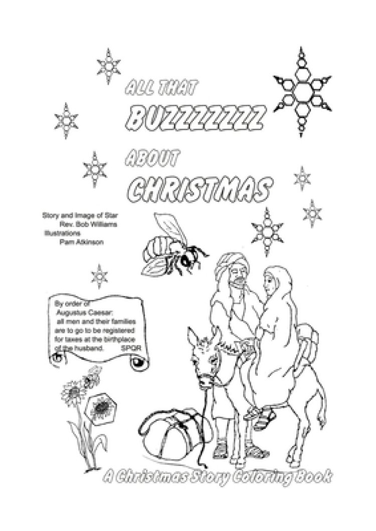 All that buzzz about christmas a christmas story loring book free delivery when you spend pound at