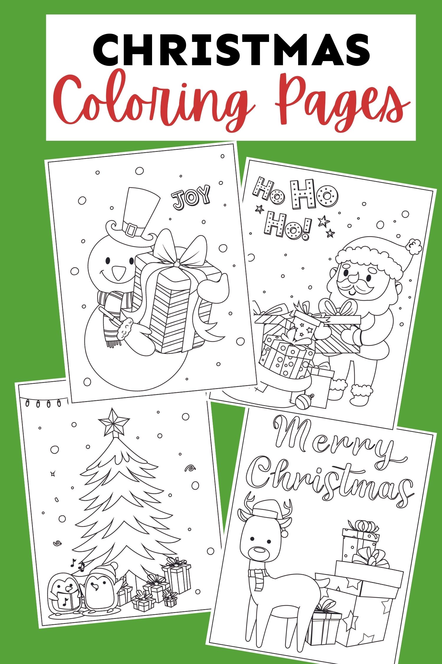 Christmas coloring pages