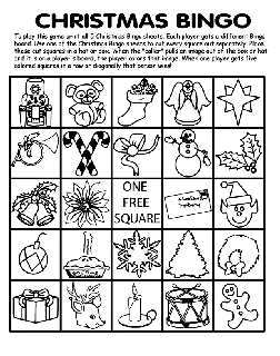 Christmas free coloring pages