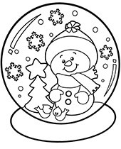 Christmas symbols to print and color