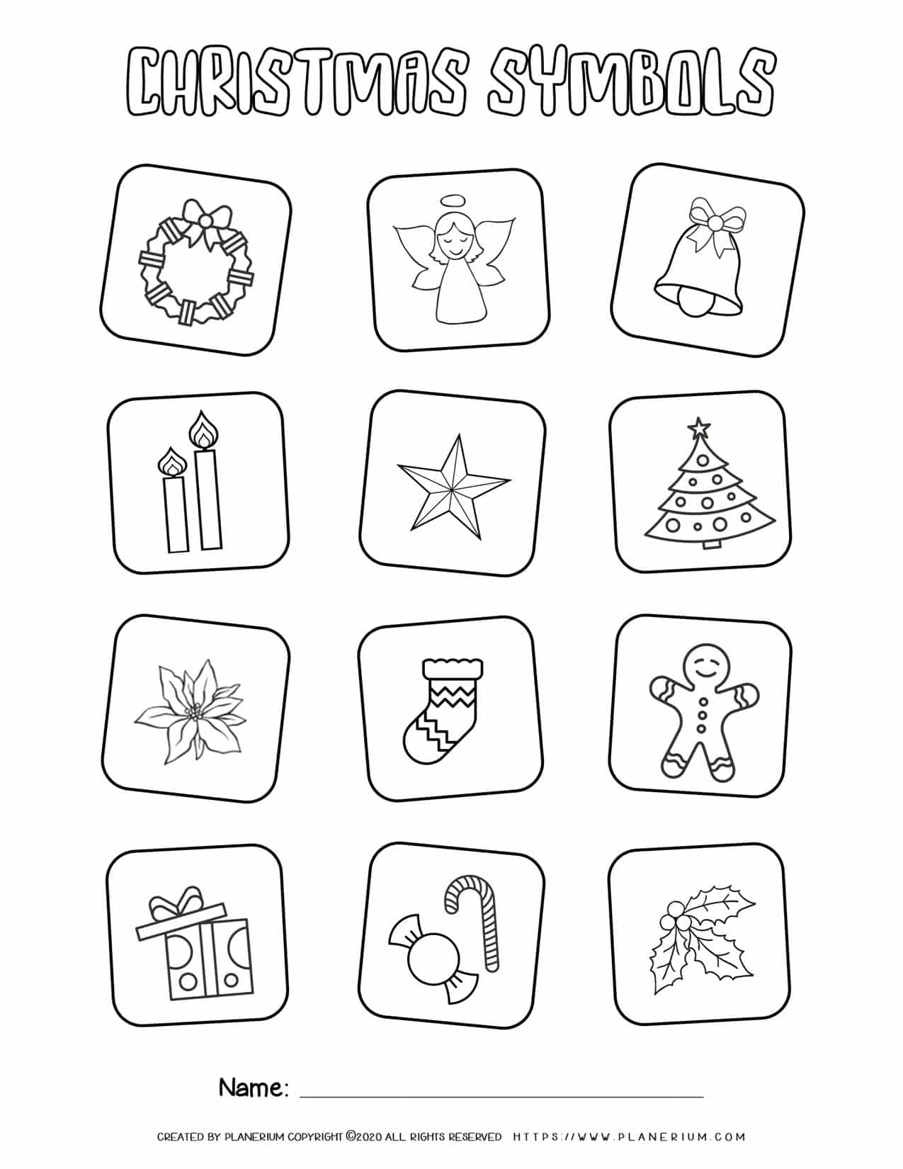Christmas symbols