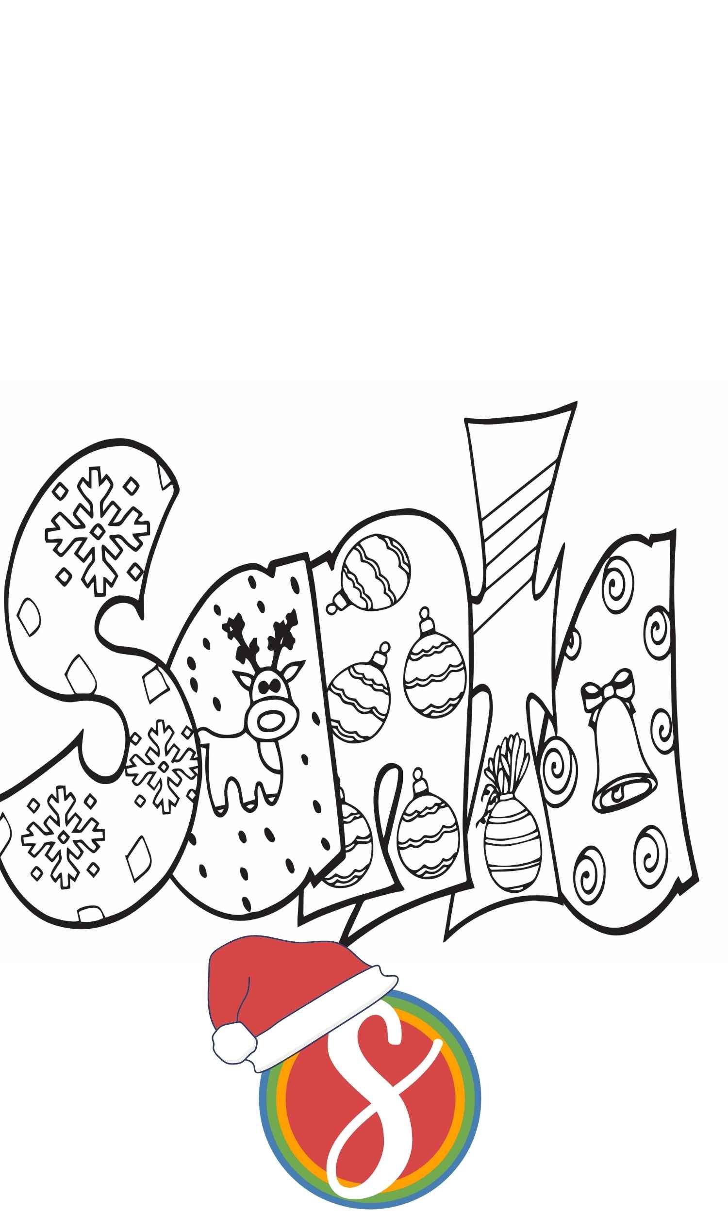 Free santa claus coloring pages â stevie doodles