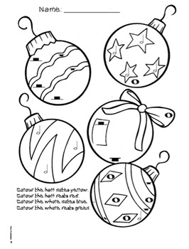 Christmas colouring page
