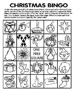 Christmas free coloring pages