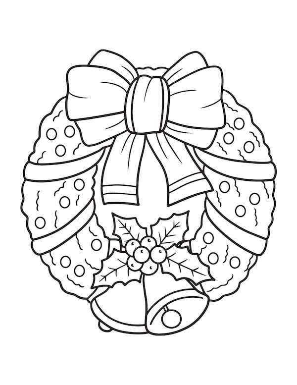 Cheerful christmas coloring pages for kids and adults
