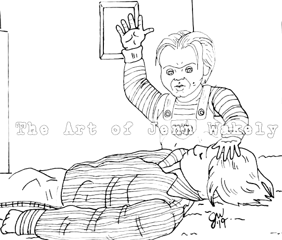 Chucky coloring pages printable for free download