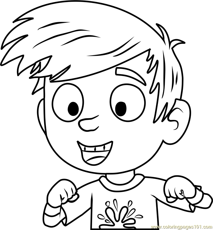 Pound puppies chucky coloring page for kids