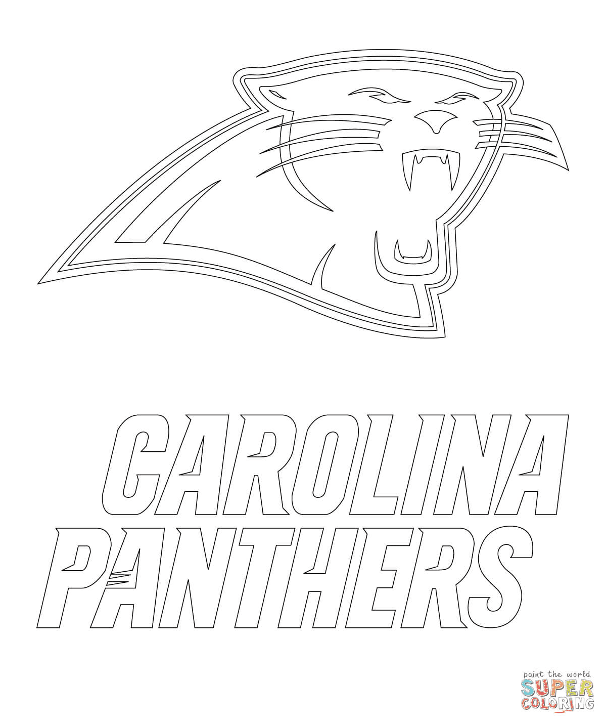 Cincinnati bengals logo coloring page