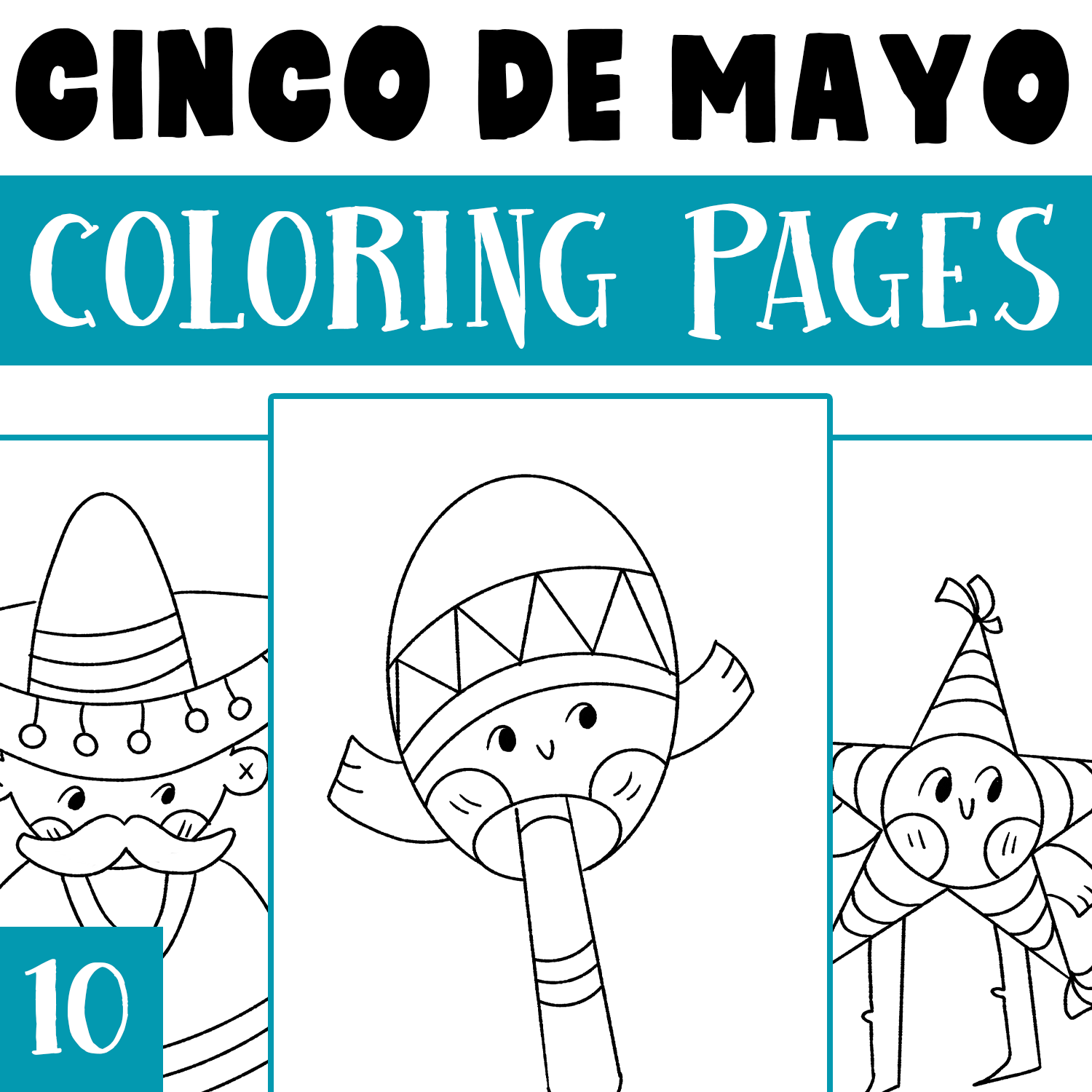 Cinco de mayo coloring pages fifth of may coloring worksheets activities made by teachers