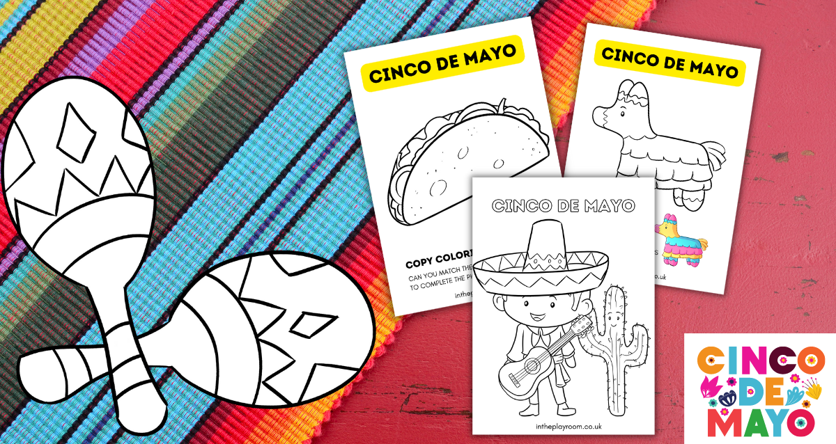 Free printable cin de mayo loring pages
