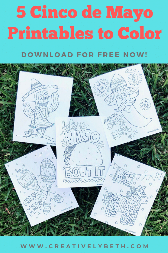 Fun cinco de mayo printables free coloring pages